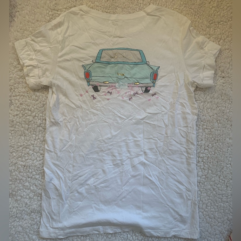 Like new JUST MARRIED Kate spade tshirt